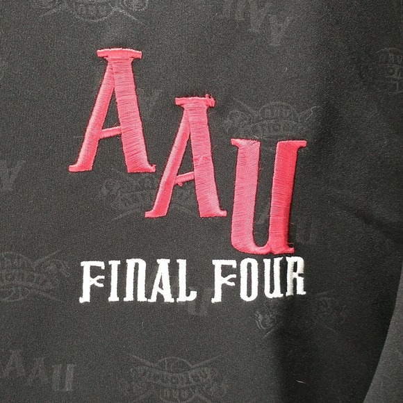 C.T. Sports Men's AAU Nationals Final Four Zip Up Hoodie Black S All Over Print - Picture 5 of 16